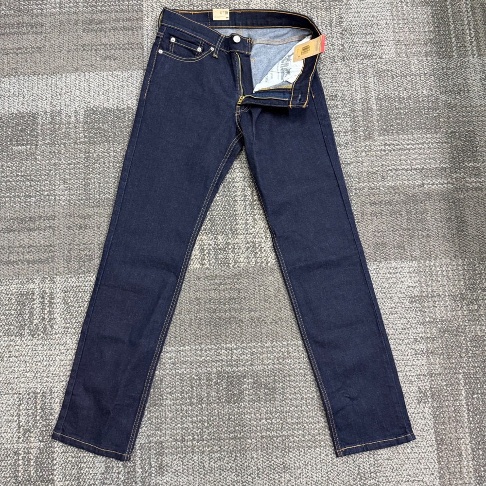 Levi's 511 Slim Jeans Mens 30x32 Dark wash Indigo Blue Stretch Denim